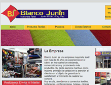 Tablet Screenshot of blancojunin.com.ar